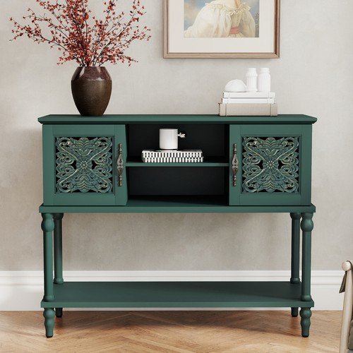 Vintage console table with - table,