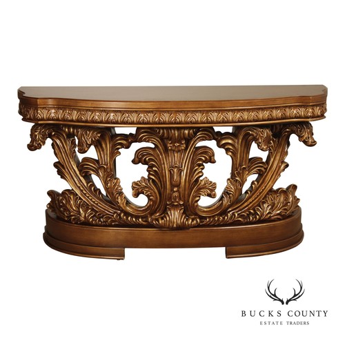 Rococo revival carved and gilt - rococo,