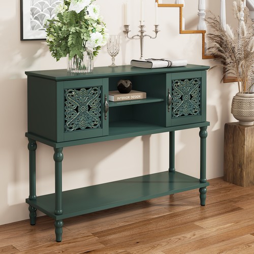 Vintage console table with - console,