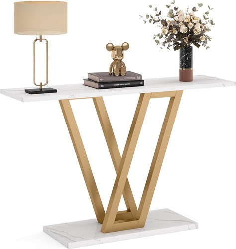 Gold sofa console - gold,