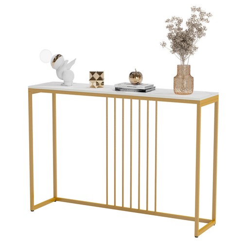 Gold long console table - long,