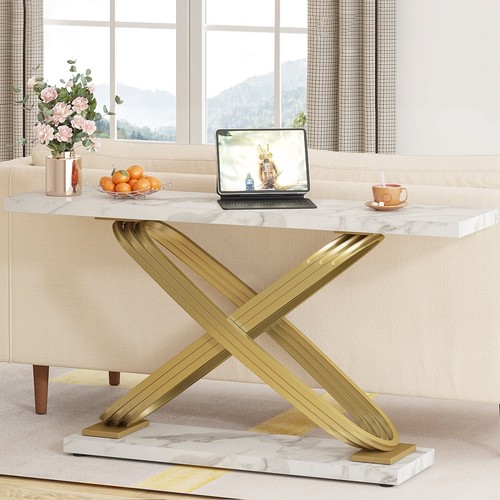 Modern marble console - 55'',