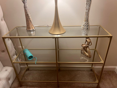 Glass console table modern - console,
