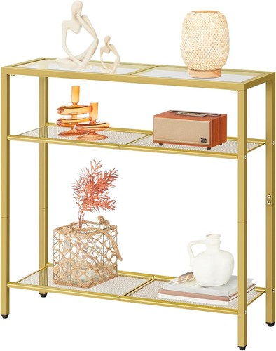 Tier gold console - gold, table