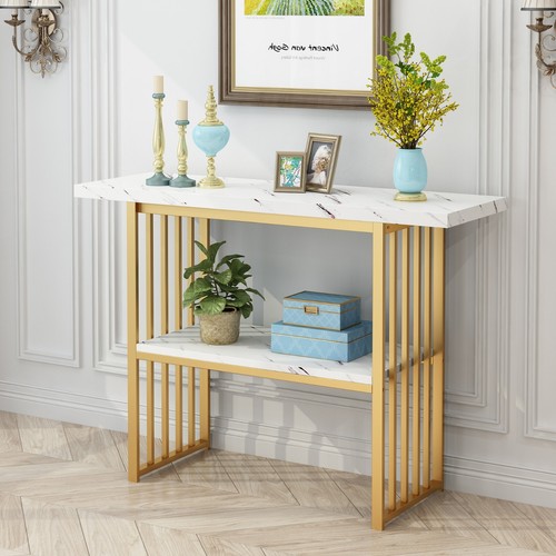 Modern gold metal legs - 42",