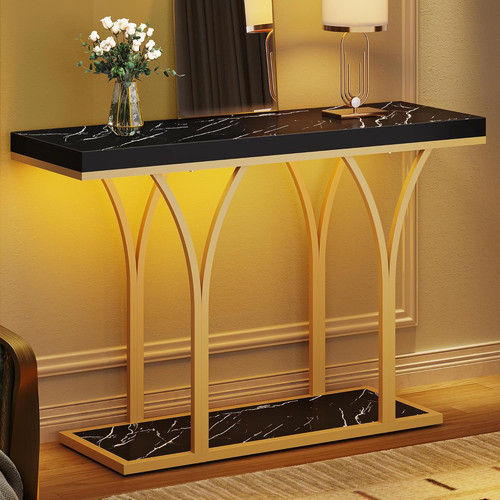 Gold led console - gold,