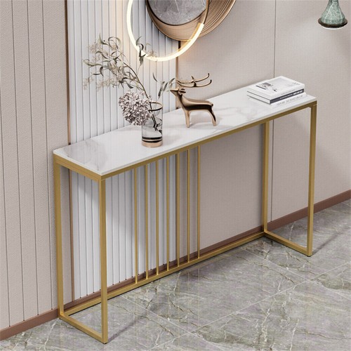 Modern narrow hallway - narrow, console