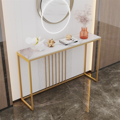 Stunning slim marble console - marble,