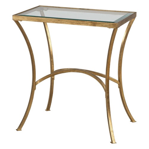 Alayna gold leaf end - leaf,