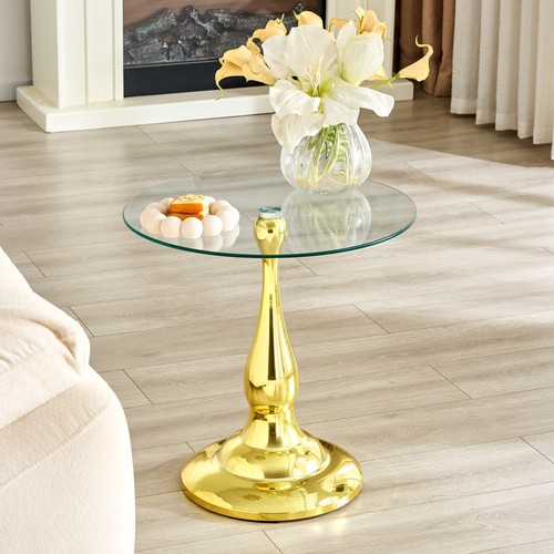Round glass small - 19.6", end