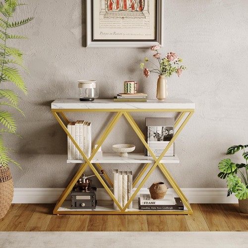 Tier entryway table with - 3-tier,