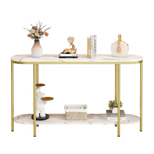 2tier oval console table - 2tier,
