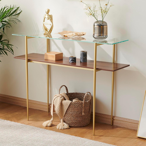 Modern tier console table - console,
