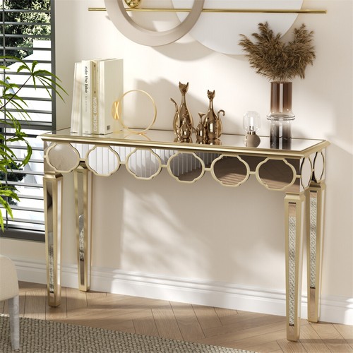 Mirrored console table side - mirrored,