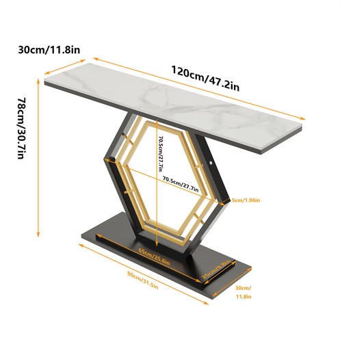 Modern console table sintered - modern,