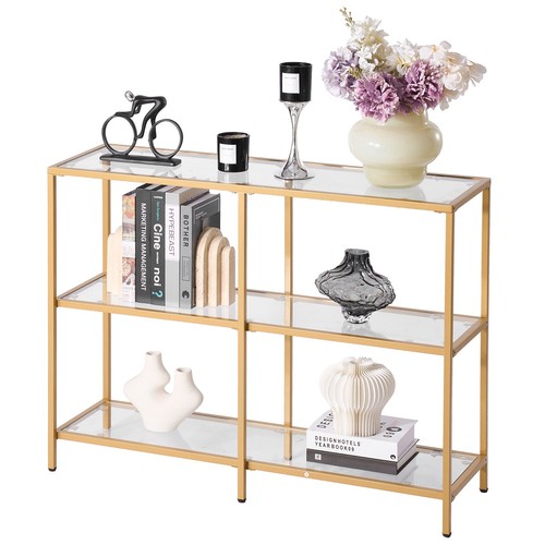 Tier glass console - 3-tier,