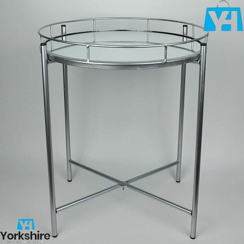 Round side coffee - side, tray