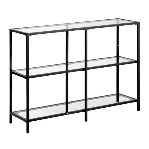 Tier gold glass console - gold,