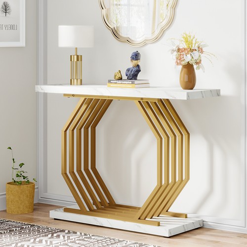 Gold console table - gold, inch