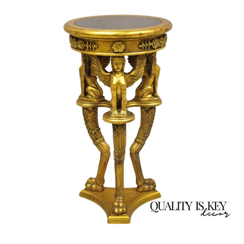 Egyptian revival gold giltwood - revival,