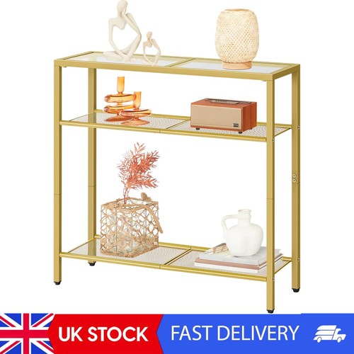 Tier gold console table - 3-tier,