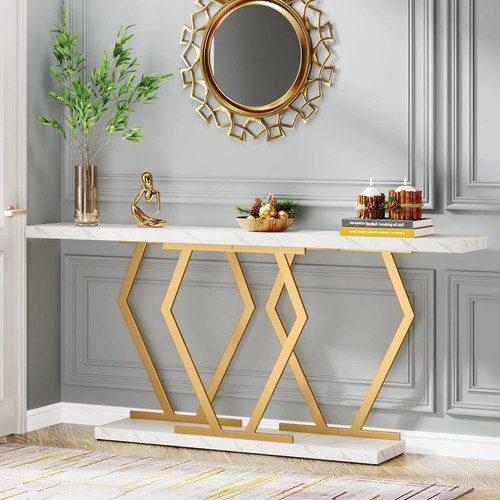 White gold console - 70.9",
