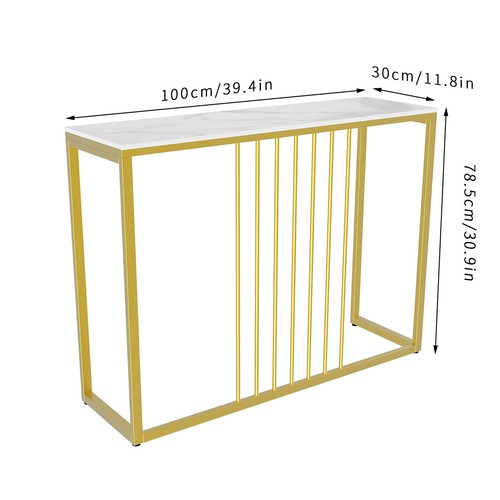 Tall console table side - tall, end