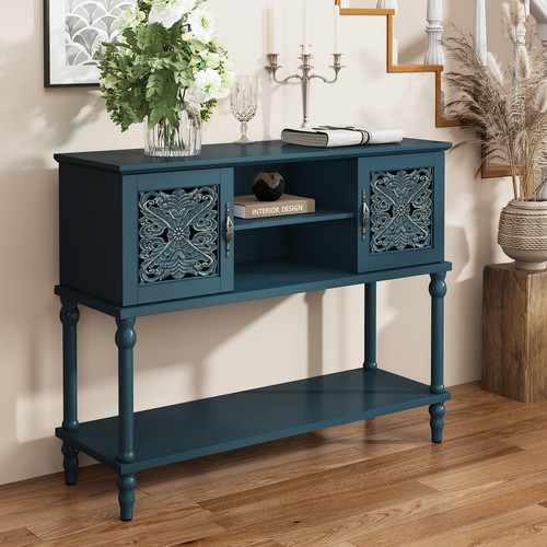 Vintage console table - console, with